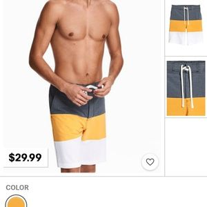 Mens H&M Swim Trunks NWT!
